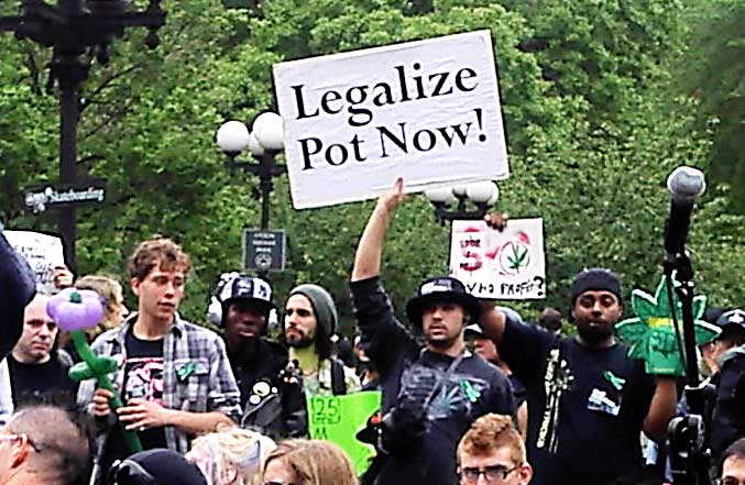 Legalize pot sign