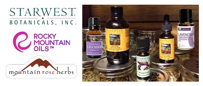 Herbs and tintures from favorite suppliers