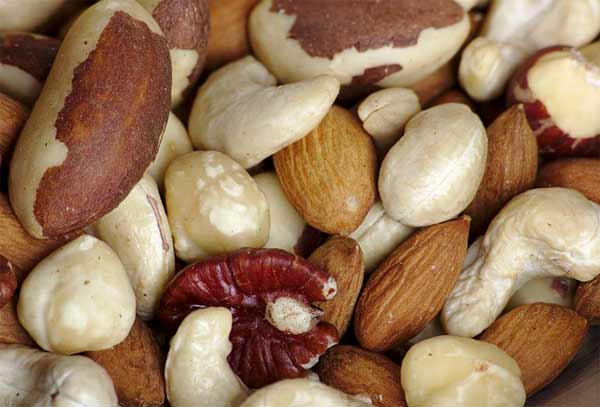 variety of nuts