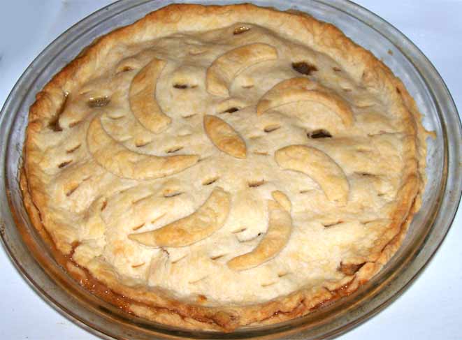 Home made apple pie