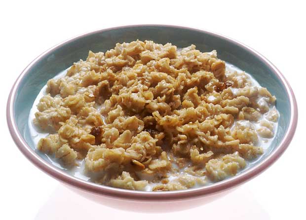 A bowl of oatmeal