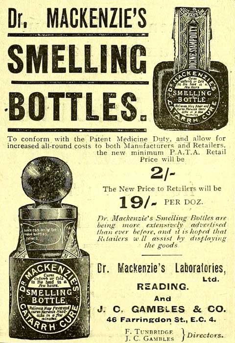 old smelling salts ad