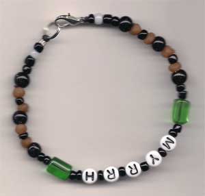 Myrrh bead bracelet
